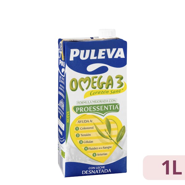 Bebida láctea Omega 3 Puleva con leche desnatada