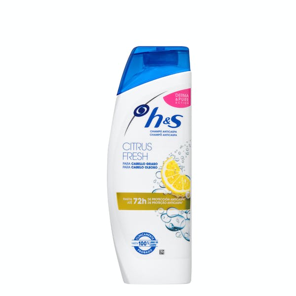 Champú anticaspa Citrus Fresh H&S cabello graso