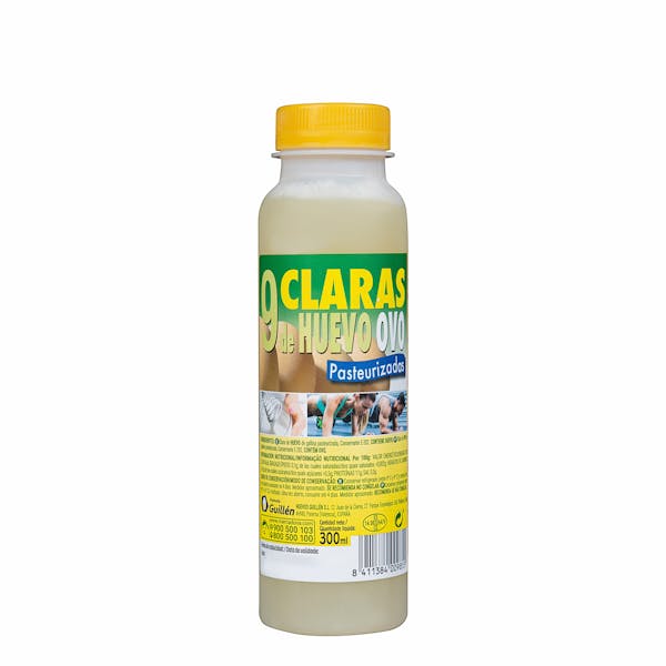 Claras de huevo líquidas pasteurizadas