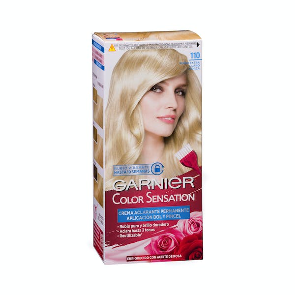 Coloración permanente Garnier 110 rubio extra claro ceniza