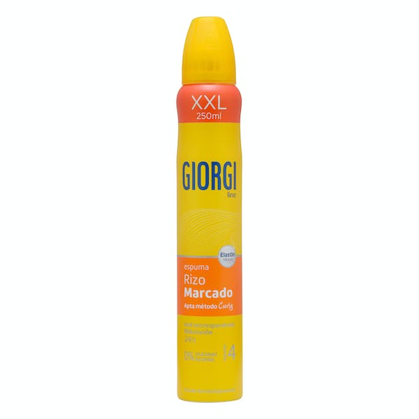 Espuma cabello Rizos Descarados Giorgi fijación 4