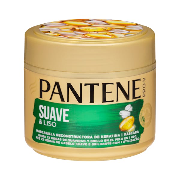 Mascarilla Suave & Liso Pantene cabello encrespado