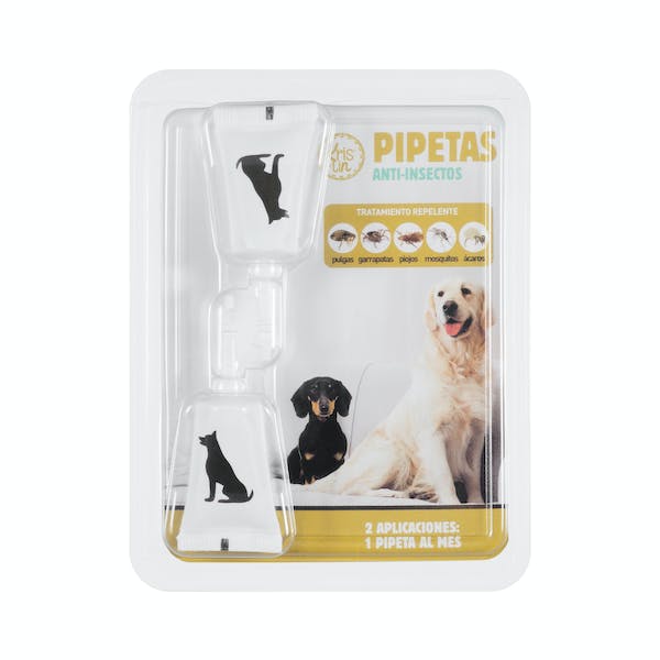 Pipetas anti-insectos para perro Krislin