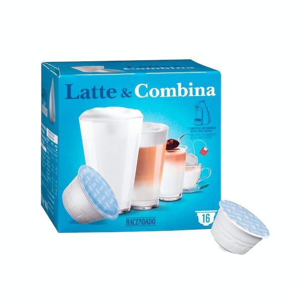 Preparado de leche en cápsula Hacendado