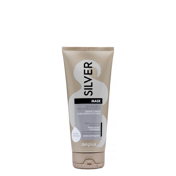 Mascarilla Silver Deliplus cabello blanco y platino