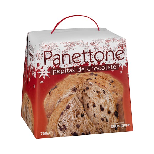 Panettone con pepitas de chocolate Giuseppe